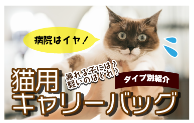 猫用のキャリーバッグ紹介